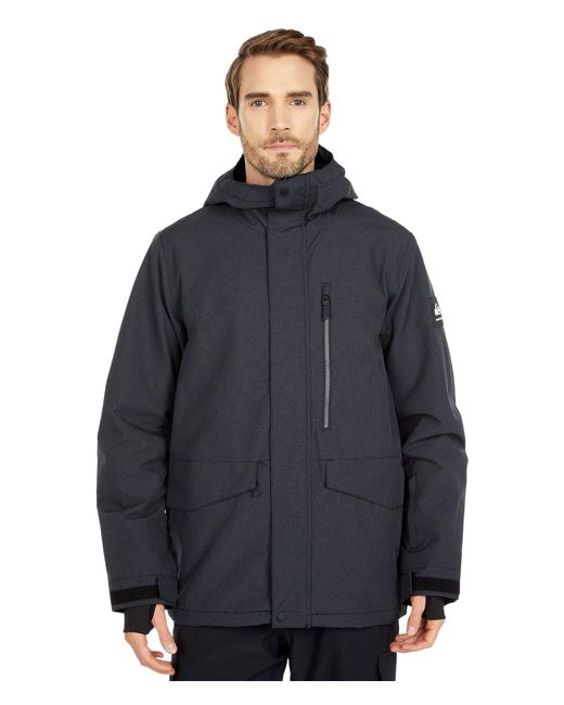 Quiksilver Mission Solid Jacket in Blue for Men | Lyst