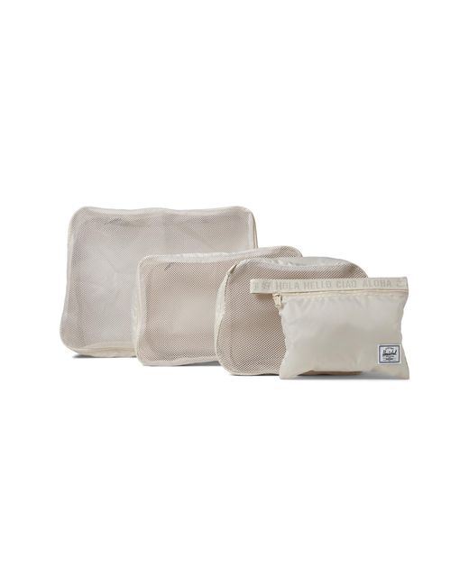 Herschel Supply Co. White Kyoto Packing Cubes