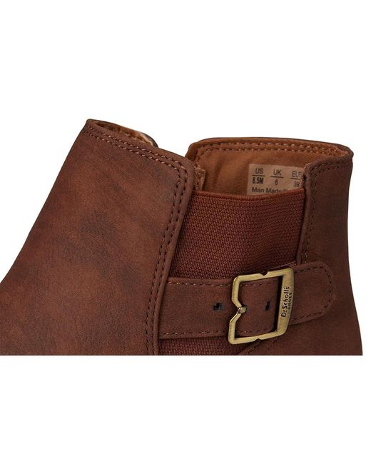 Dr. Scholls Brown Calm One Chelsea Short Boots Boots, Synthetic