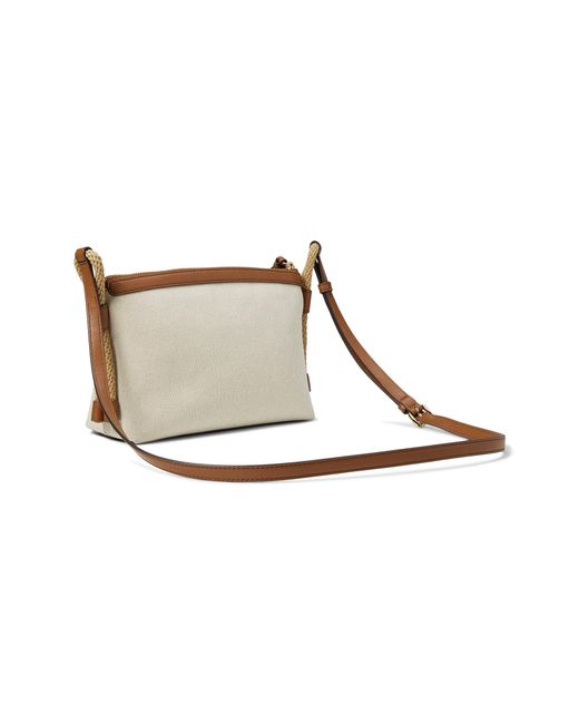 MICHAEL Michael Kors Talia Medium Top Zip Crossbody in Natural Lyst