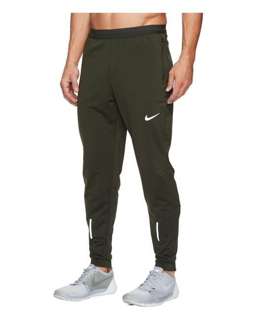 Nike Dry Phenom Running Pant in Green for Men | Lyst