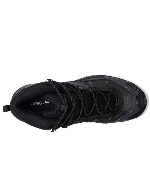 Salomon Black X Ultra 5 Mid Gtx(R) Running Shoes/Asphalt/Castlerock 11 D for men