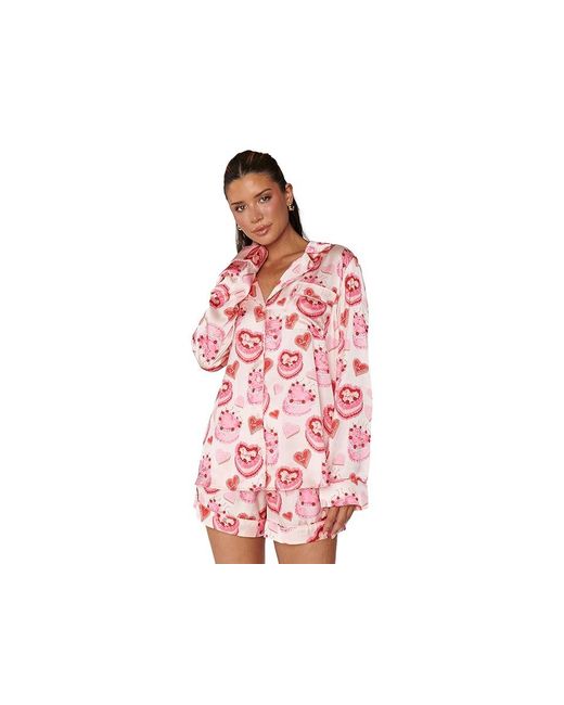 Show Me Your Mumu Red Favorite Pj Set Pajama Sets, Polyester/Spandex