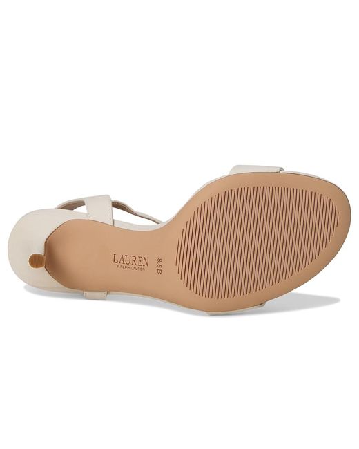 Ralph Lauren Black Gwen Sandals (Soft) Wedge Shoes