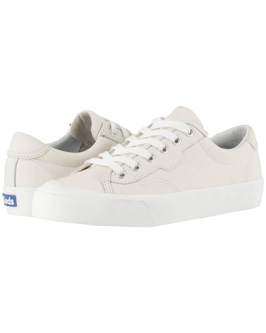 crew kick 75 keds white