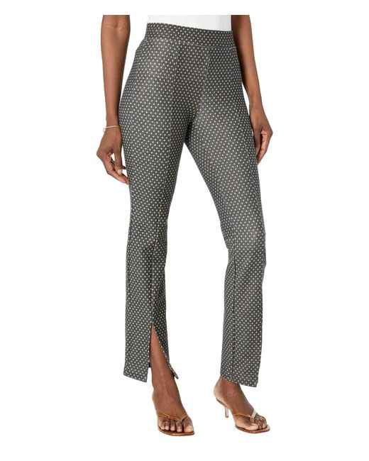 MICHAEL Michael Kors Stud Split Hem Leggings in Blue | Lyst