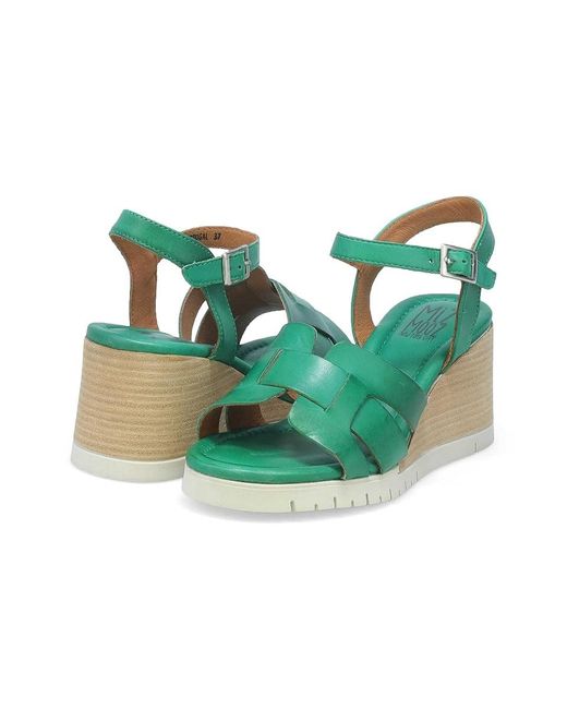 Miz Mooz Green Mackenzie Sandals Eu 40 (Us 9-9.5) B