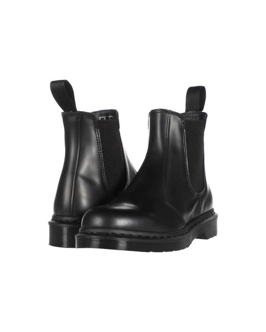 2976 Smooth Leather Chelsea Boots in Black