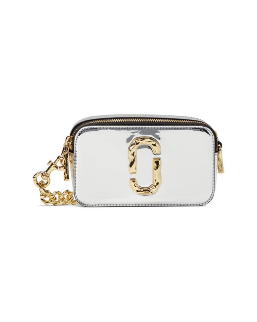 Marc Jacobs Leather The Specchio Snapshot in Silver (Metallic) | Lyst