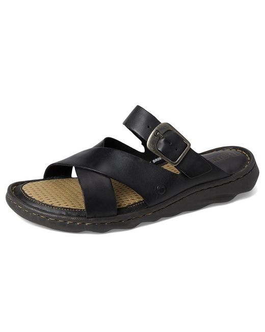 Born Black Salas Sandals 6 M (B) Leather