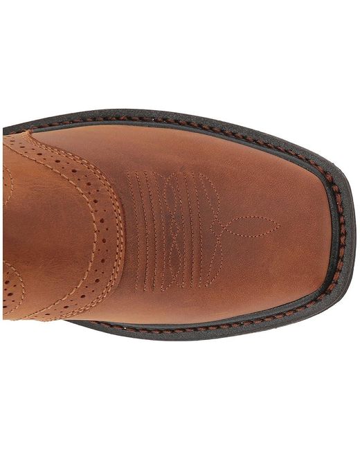 Ariat Brown Sierra Wide Square Toe Cowboy Boots 13 Ee for men