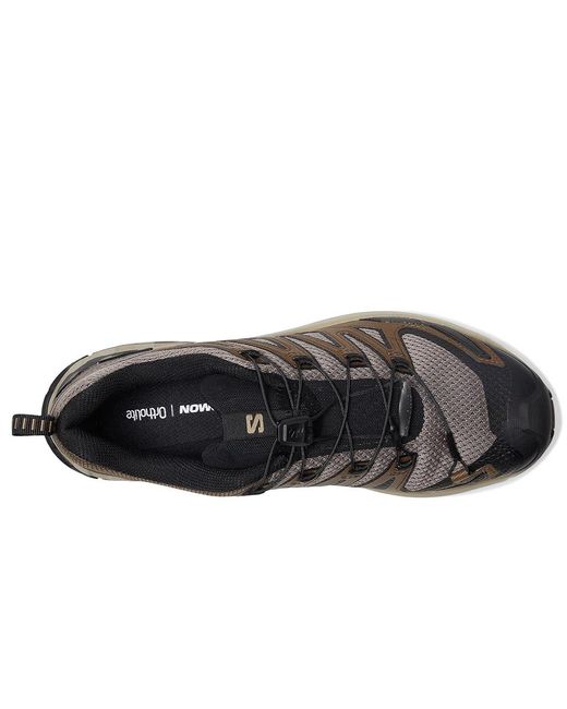 Salomon Black Xa Pro 3D Running Shoes Falcon/Desert Tan/ Synthetic for men