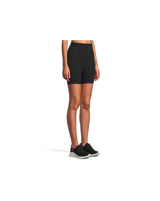 Beyond Yoga Black Spacedye Keep Pace 5 Pocket Shorts Shorts, Elastane/Polyester