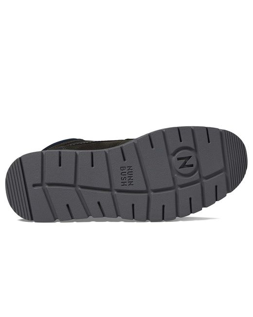 Nunn Bush Black Karnak Plain Toe Boot Chukka (Charcoal) Boots for men