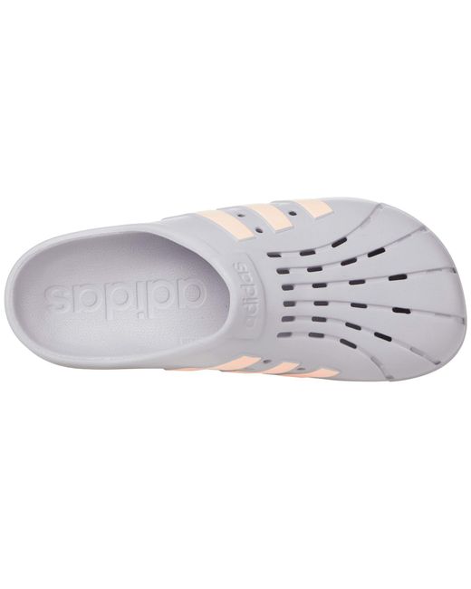 adilette clogs white