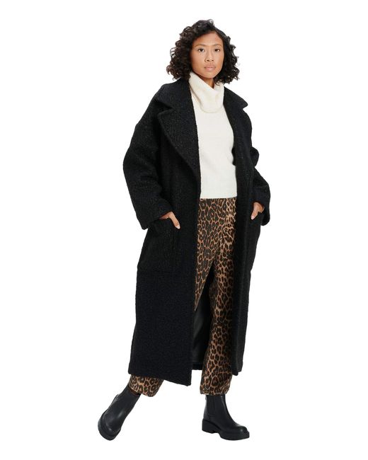Ugg Black Hattie Long Oversized Coat
