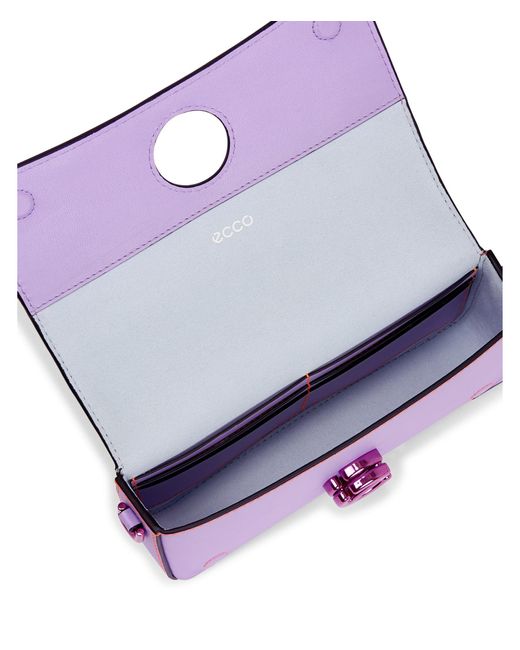 Ecco Purple Small Pinch Bag Lock Wave