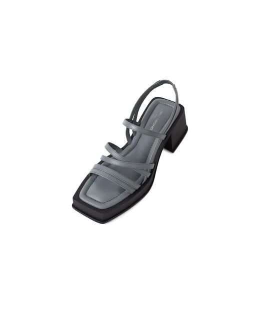 Vagabond Black Hennie Leather Strappy Sandal