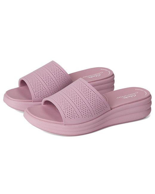 Clarks Purple Drift Twist Sandals 7 B