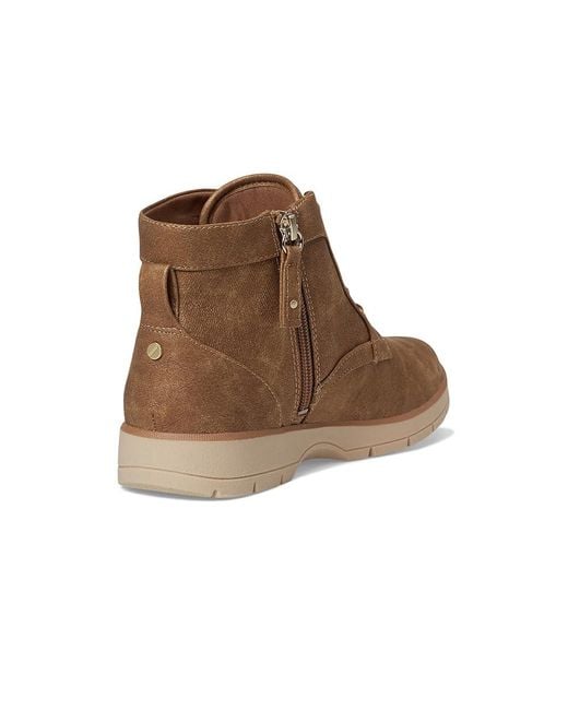 Dr. Scholls Brown Northstar Lace-Up Short Boots Boots, Synthetic