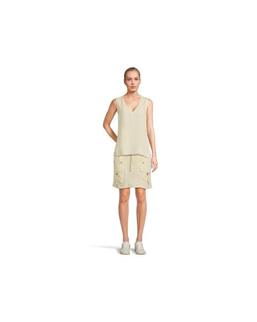 XCVI Black Leto Mini Skirt Skirt Md 8-10) Rayon/Tencel
