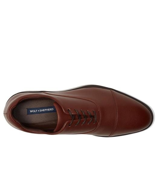 Wolf & Shepherd Brown Closer Oxford Shoes 10.5 D for men