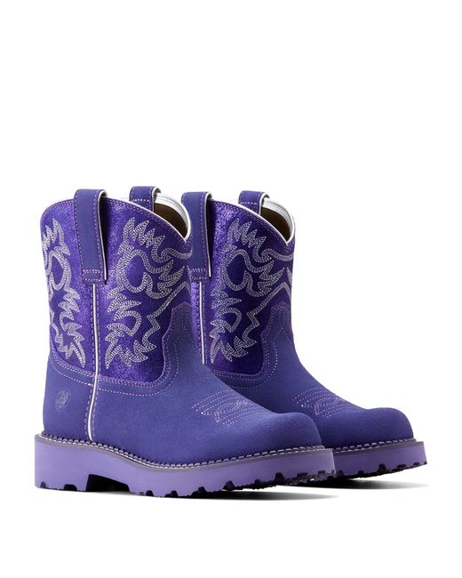 Ariat Purple Fatbaby Western Boots