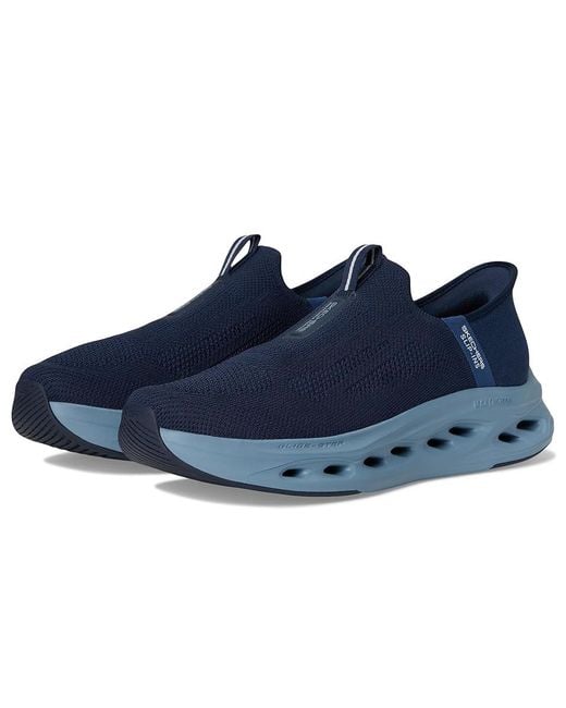 Skechers Blue Hands Free Slip-Ins Max Cushioning Glide-Step Sneaker Shoes 13 D for men