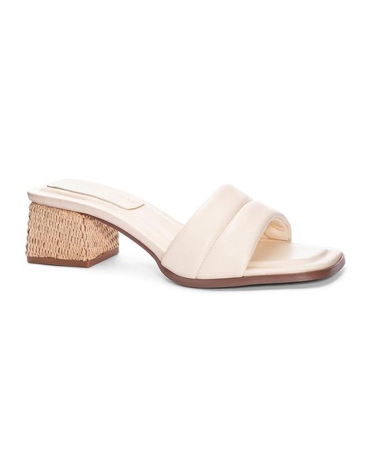 Chinese Laundry Black Lucianna (Cream) Sandals