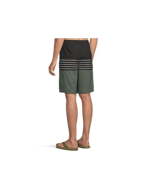 O'neill Sportswear Black Hyperfreak Heat Stripe 21 Boardshorts Swimwear, Elastane/Polyester for men