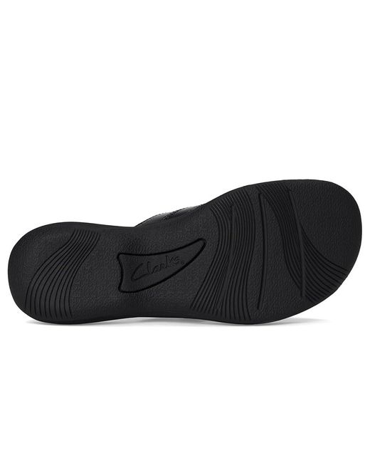 Clarks Black Breeze Reyna Sandals 5 B