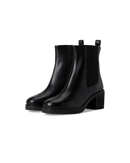 Seychelles Black Hustle Boots, Leather