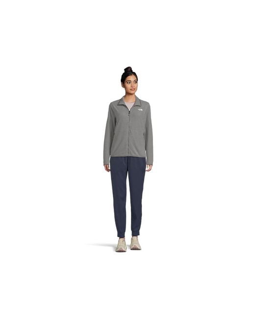 The North Face Gray Glacier Fleece Jacket Coat, Polyester