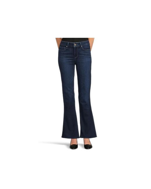 PAIGE Black Hr Laurel Canyon 32 With Reversed Seamed Beltloops