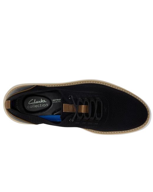 Clarks Black Brantin Knit Lace-Up Boots 7 D for men