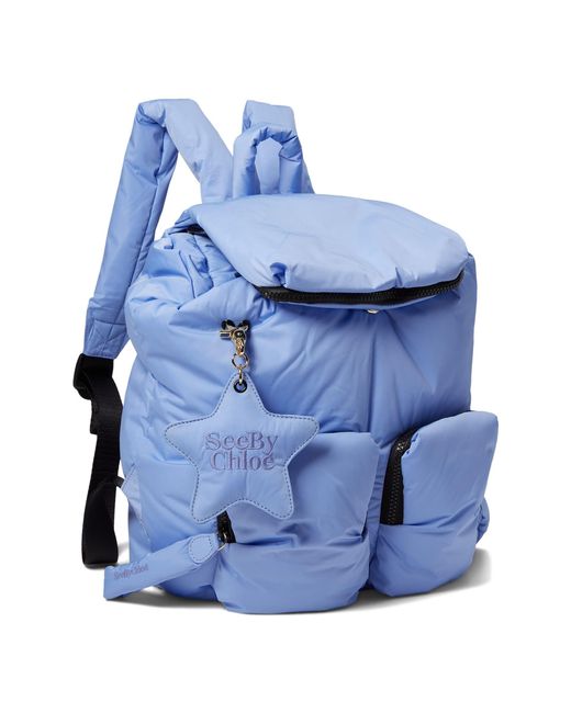See By Chloé Blue Joy Rider Backpack
