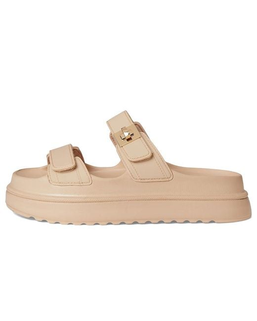 Steve Madden Natural Bigschmona Sandals, Suede