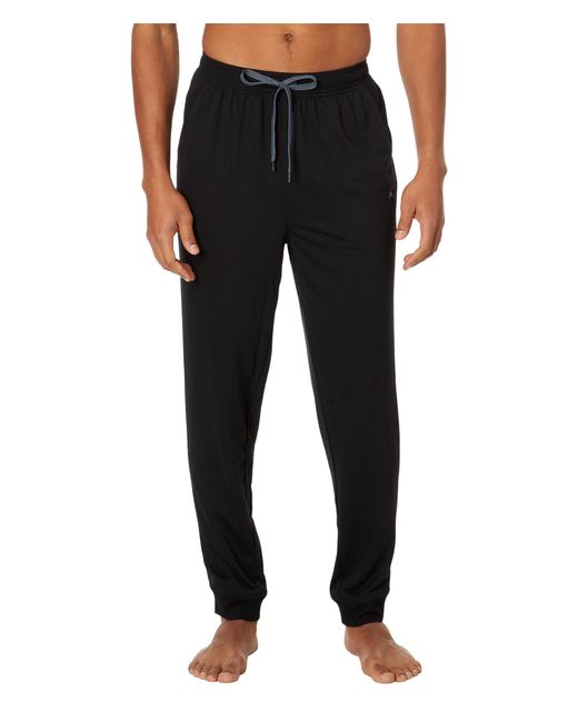 Tommy Bahama Black French Terry Joggers for men