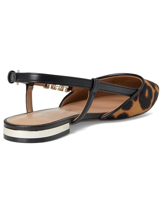 Guess Black Franiely Flat Shoes, Rubber