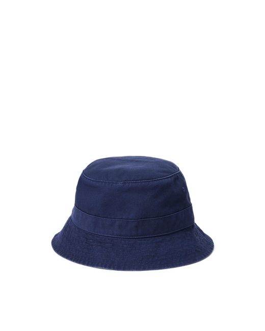 Polo Ralph Lauren Blue Polo Bear Twill Bucket Hat for men