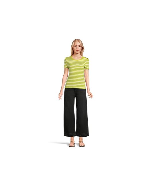 PAIGE Black Arellia Ankle With Undone Finished Hem