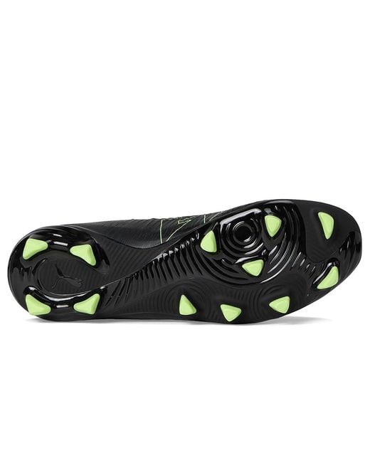 PUMA Black Future 8 Play Firm, Artificial Ground Soccer Cleats Soccer Shoes/Fizzy Light/ Terrain 10.5 D for men