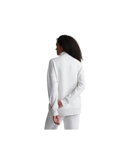 Varley Black Masie Longline Sweat Sweater, Polyester/Viscose