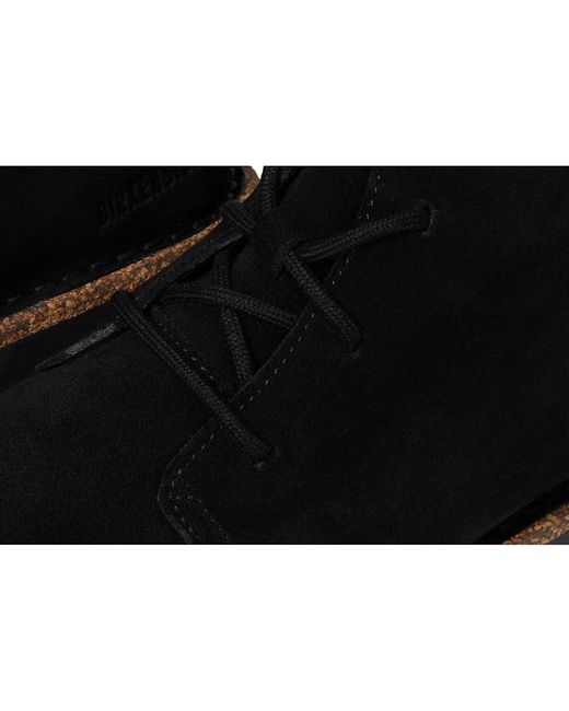 Birkenstock Black Uppsala Mid Lace-Up Shearling