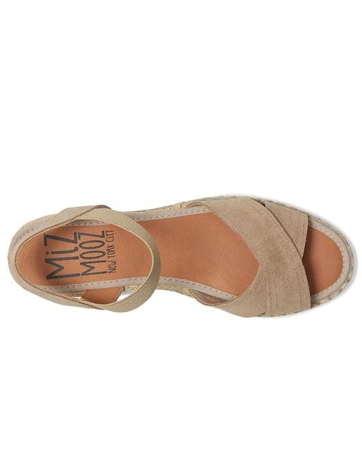 Miz Mooz Metallic Vena Wedge Shoes Eu 38 (Us 7.5-8) B