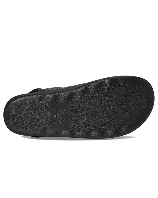 SAS Black Relaxed Comfort Sandals Shoes 5.5 M