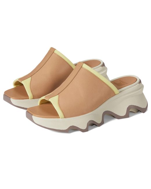 Sorel Impact Slide High Sandal in Natural Lyst