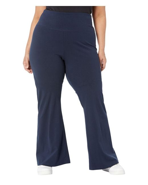 Jockey Plus Size Cotton Stretch Yoga Flare Pants in Blue Lyst