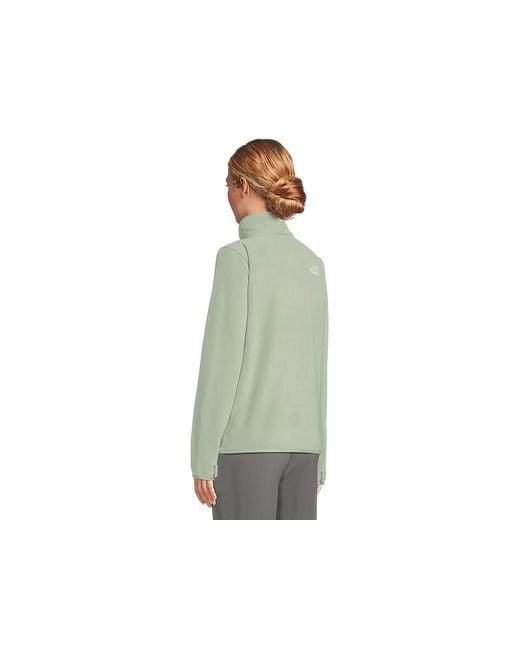 The North Face Green Glacier Fleece Jacket Coat, Polyester