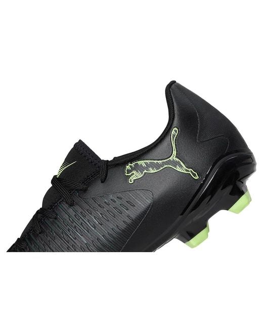 PUMA Black Future 8 Play Firm, Artificial Ground Soccer Cleats Soccer Shoes/Fizzy Light/ Terrain 10.5 D for men